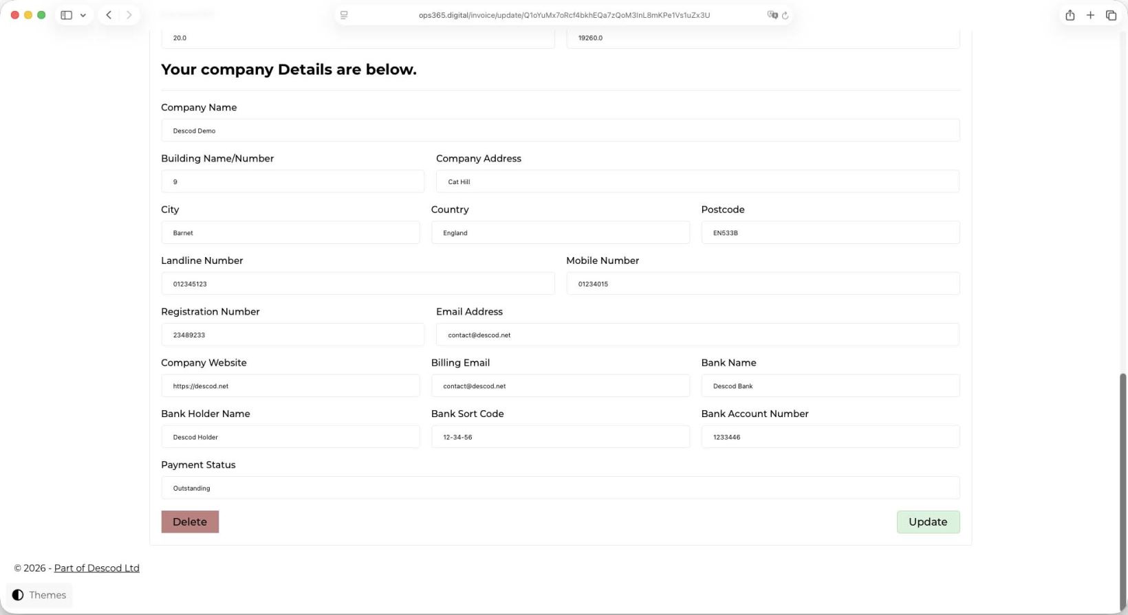 Easy To Auto-Fill Invoice Details - Daybook